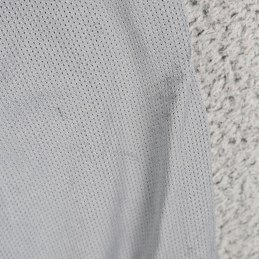 Nike Pants Mens Large Gray Basketball Track Mesh Side Stripe Warm Up Baggy Y2K - Picture 11 of 12